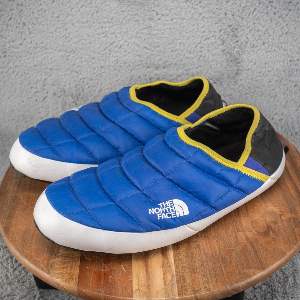 The North Face Men's ThermoBall Traction Mule V Slippers Blue & Black Size 13 US - Picture 3 of 7